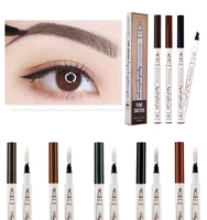 waterproof eyebrow pencil with brush long lasting natural eyebrow pen for women beauty makeup eyebrow tint pencil cosmetic tools