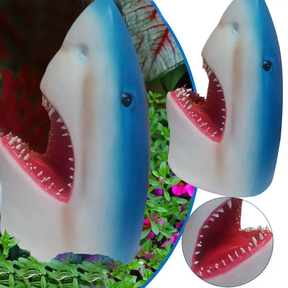 

Популярная уникальная скульптура с головой белой акулы, настенная полимерная 3D статуя с челюстями, морское искусство и ремесло, украшение для дома, бара Dec C8I4