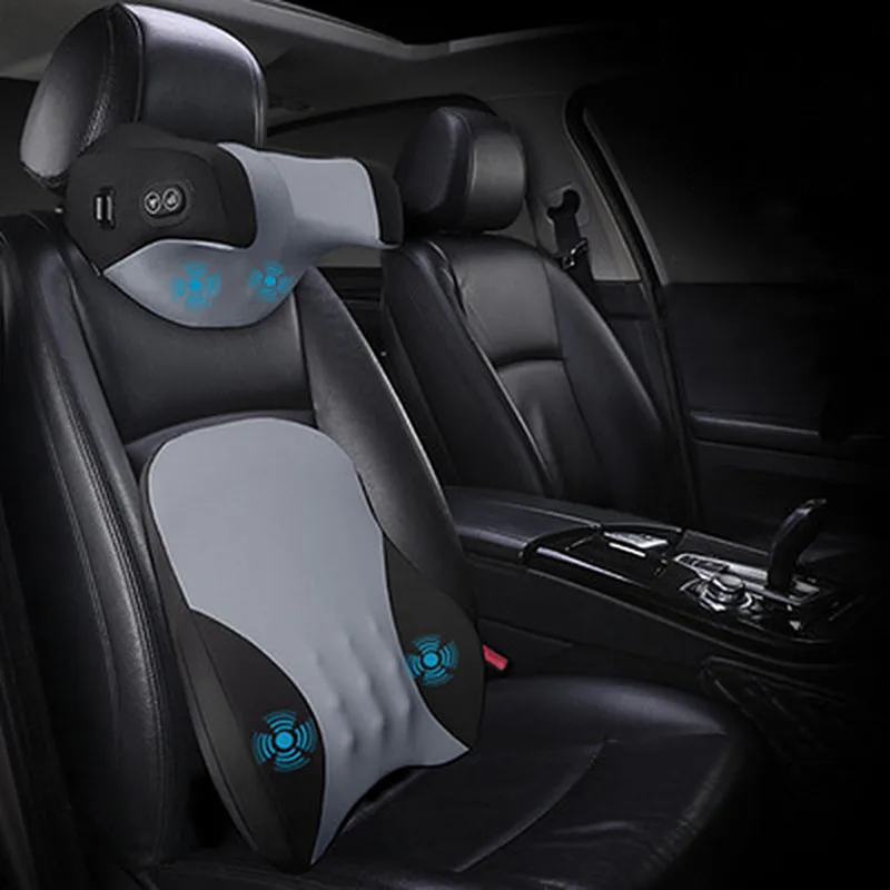 Массажная подушка для шеи DOKIA профессиональная дорожная поддержки поясницы на