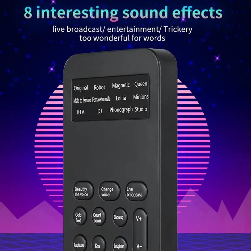 Портативный модулятор изменения голоса Voice Changer