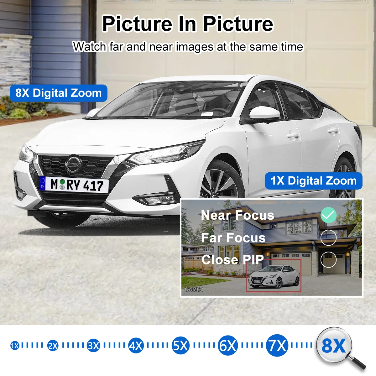 MISECU UHD 4K 8X PTZ Гибридный зум 2 8 мм 12 двойная объектив Беспроводная IP-камера МП