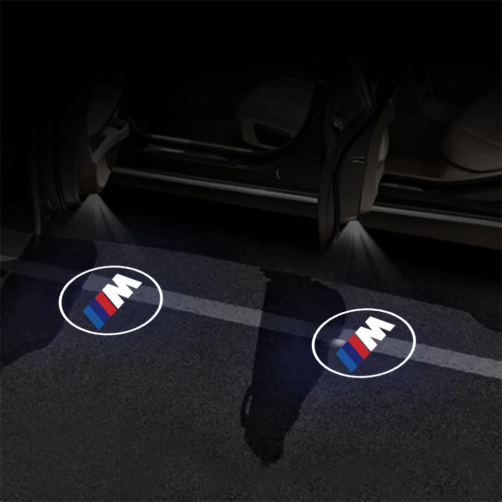 Светодиодные лампы с эмблемой двери автомобиля приветственные беспроводной