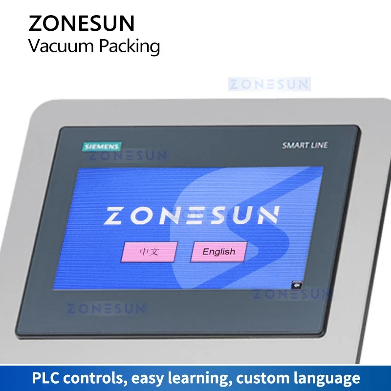 ZONESUN Автоматическая роторная вакуумная упаковочная машина Вакуумные