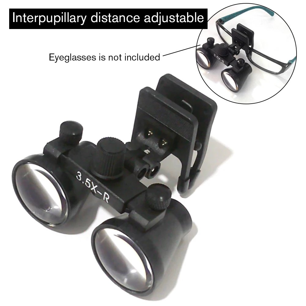 

Portable Optical Glass Galilean Dental Loupes Dentist Surgical Magnifier Medical Magnification Binocular with Clip