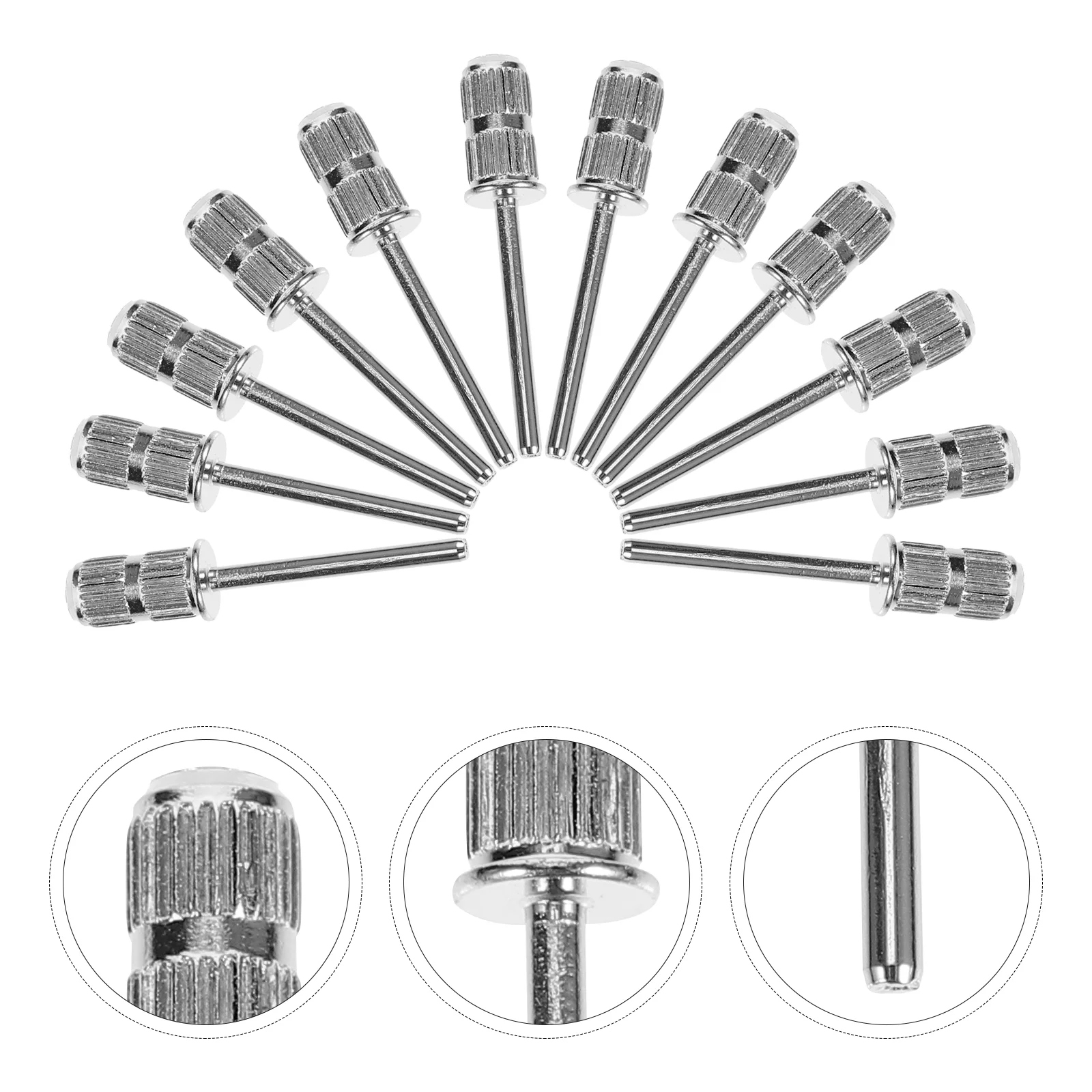 

20 Pcs Nail Sand Ring Bearing Carbide Drill Bit Manicure Accessory Acrylic Gel Metal Grinder