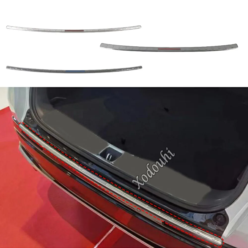 Для Honda XR-V ZR-V HR-V Vezel 2022 2023 2024 внешняя накладка на задний бампер из нержавеющей