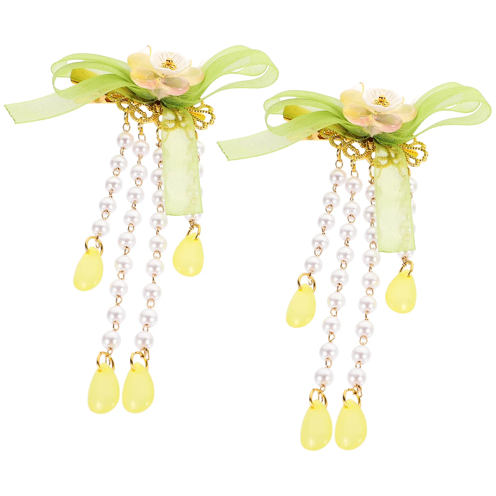 2 шт. женские заколки для волос в виде цветов