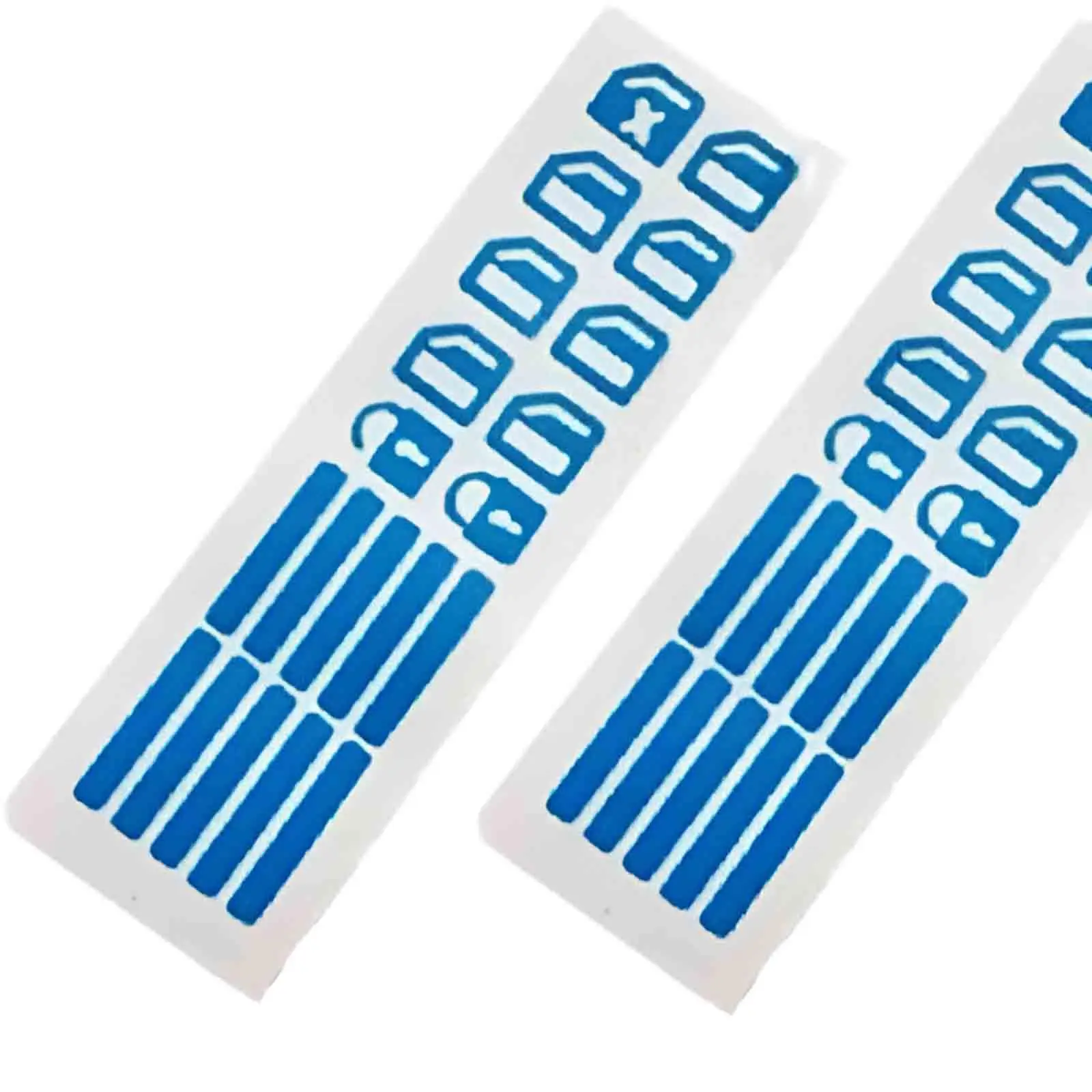 2 шт. светящиеся автомобильные наклейки на стекла и двери