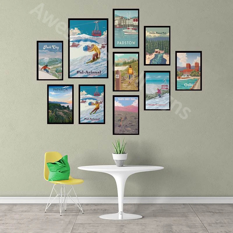 

Норвежский постер для путешествий в Осло, винтажные Сканди, жестяные знаки, домашние Семейные влюбленные, таблички для кафе, бара, паба