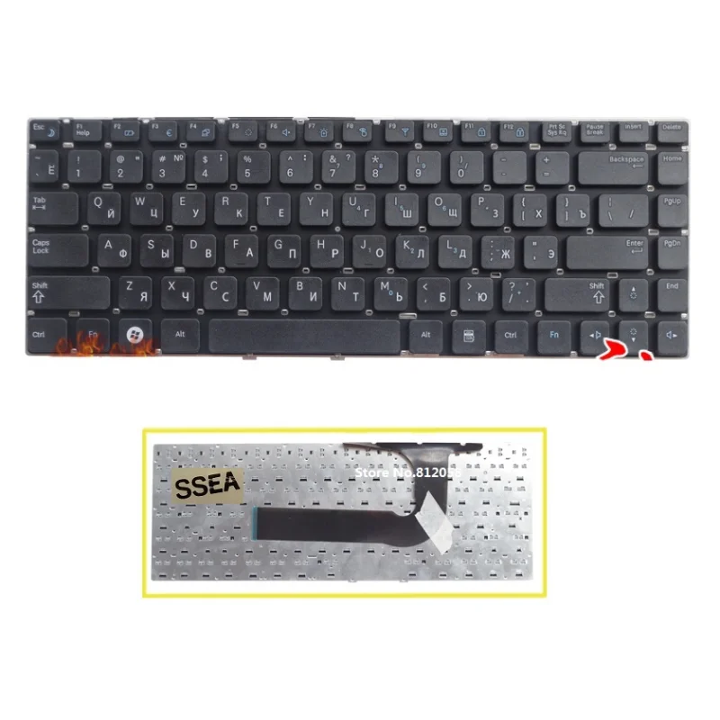 

New Laptop RU Keyboard For SAMSUNG NP Q430 Q460 Q330 QX310 QX410 QX412 QX411 SF310 SF311 SF410 Russian Keyboard