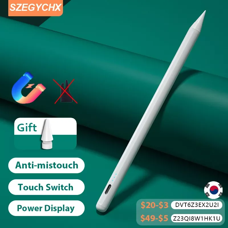 

For Apple Pencil 2 Gen For funda iPad Pencil 2022 2021 2020 2019 2018 Air 5 Air 4 Bluetooth Touch Stylus Pen