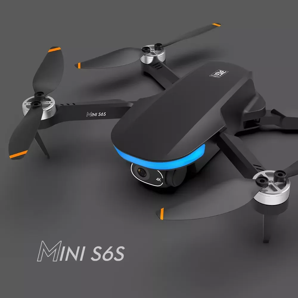 

HKNA S6S Mini GPS Drone 4K Professinal Dual HD EIS Camera Light Flow 5G Wifi Brushless Folding Quadcopter RC Helicopter Toys
