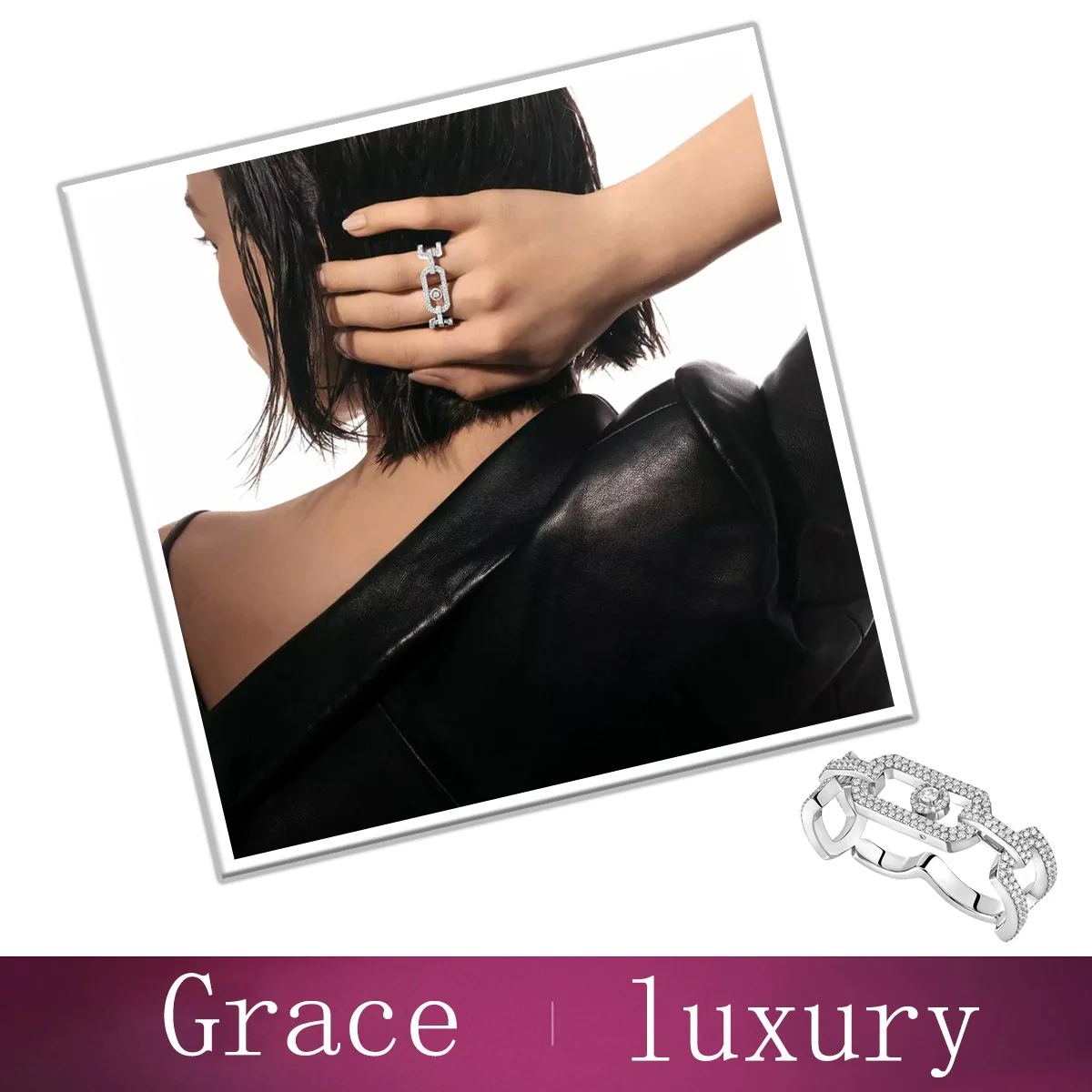 Мексиканский Классический Комплект Колец С Овальным Вырезом И Инкрустированным