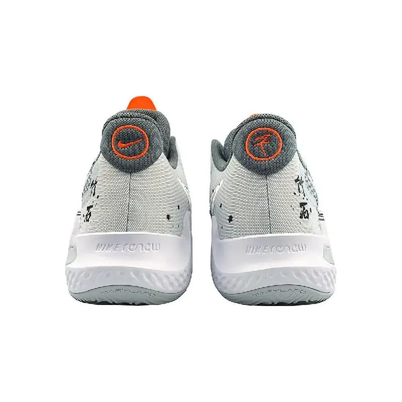 【Customize】Nike KD Trey 5 IX Basketball Shoes Unisex Mid-top White/gray/black Sneakers shoes CW3402-011
