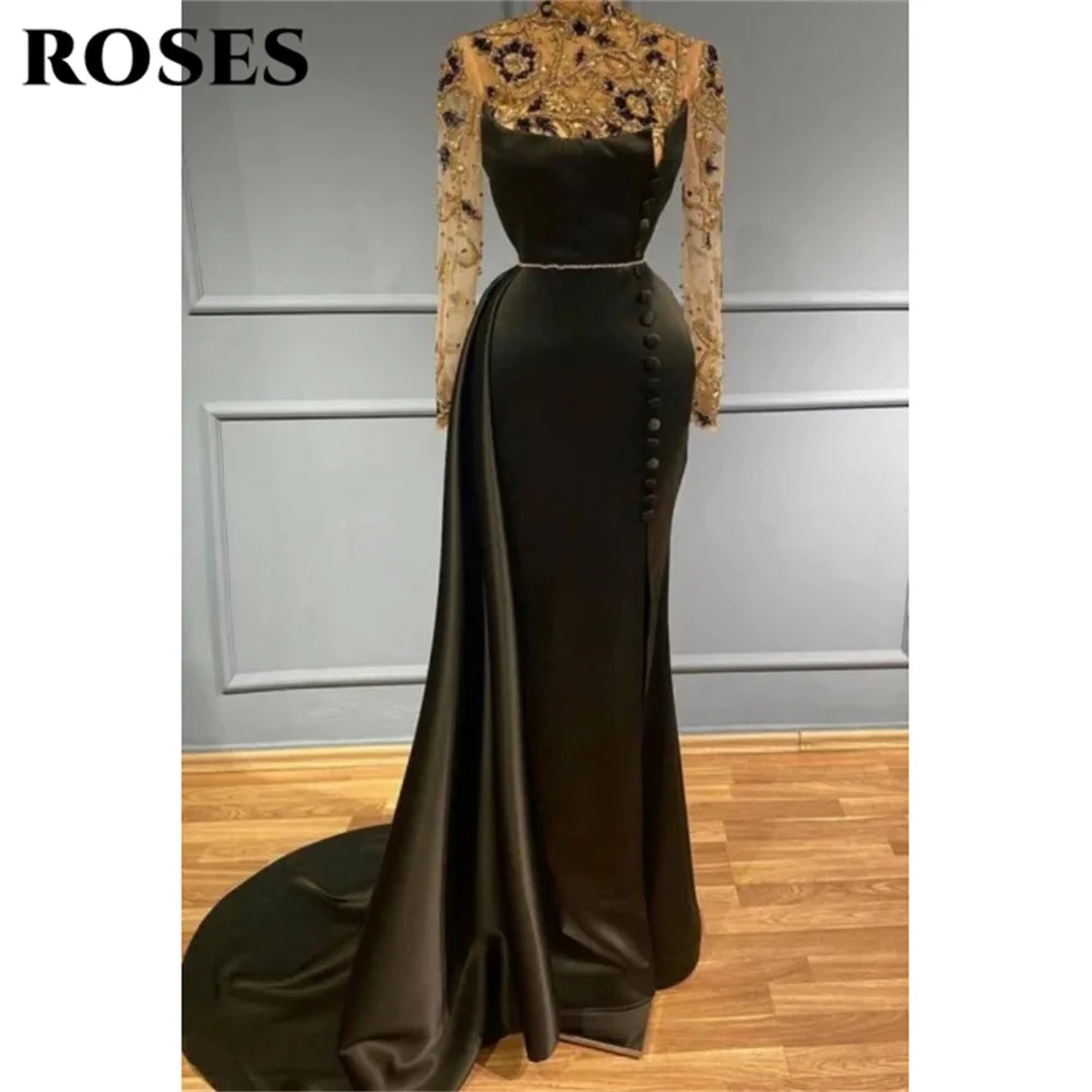 

Mermaid Sexy Evening Dresses Gowns Beading Sequin Prom Dress Gowns Green Party Dresses Gowns Celebrity Dresses Arabic Dress