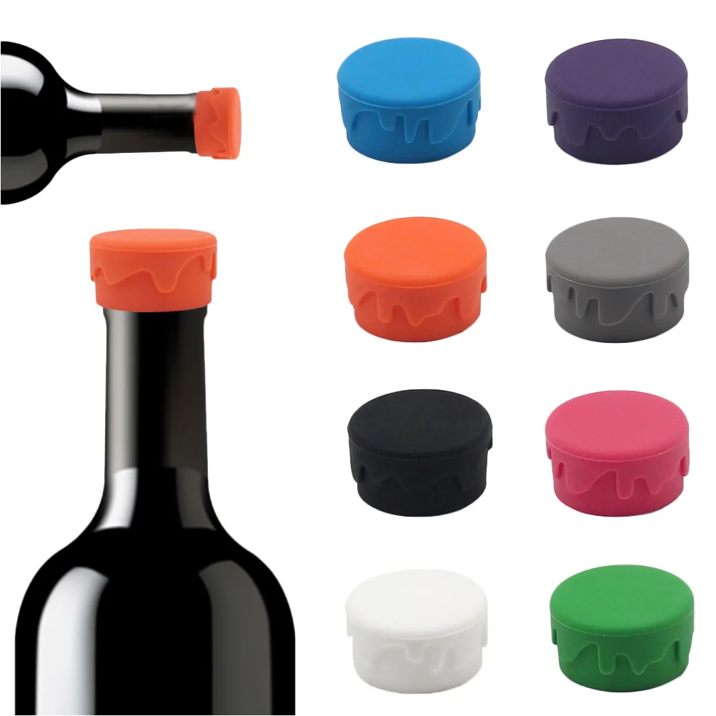 

Bottlecap Stopper Saver Silicone Stoppers Champagne Beer Caps Glass Rubber Reusable Capper Lidreplacement Bottles Drink Seal