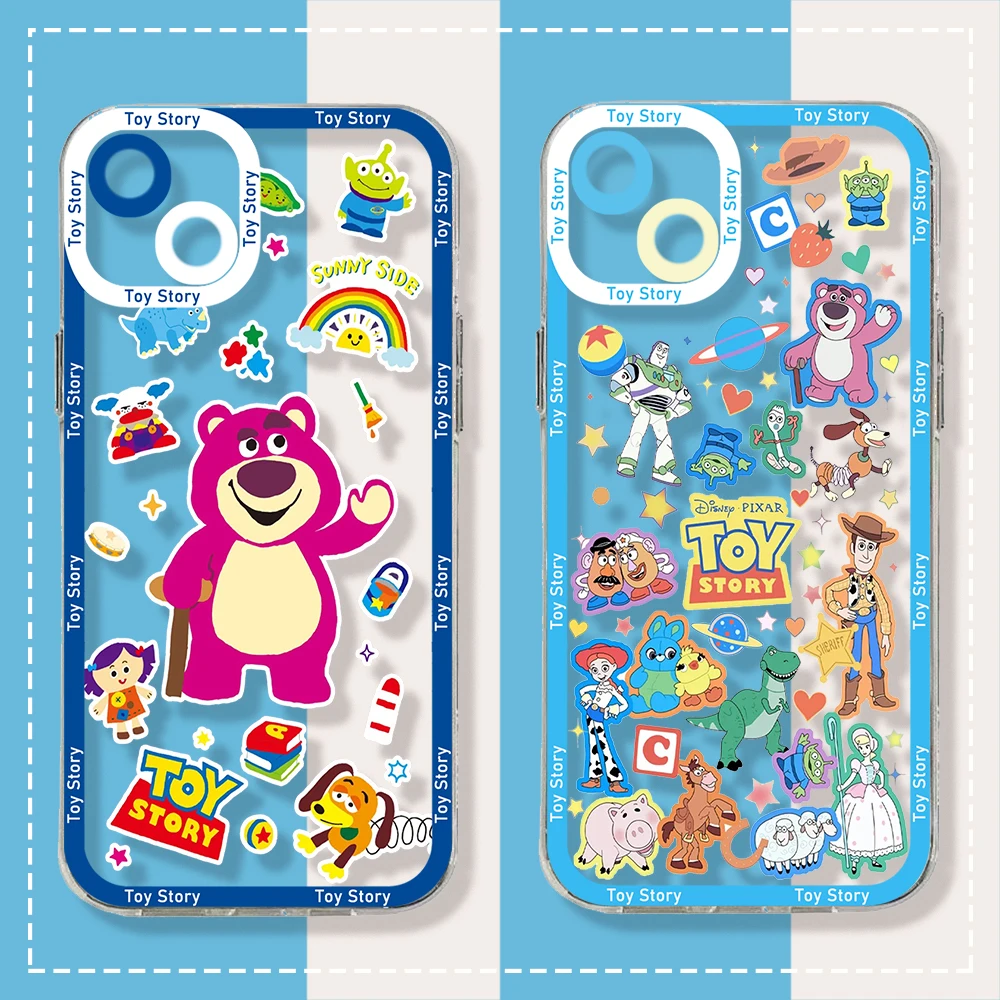 

Disney Toy Story Lotso Transparent Phone Case For Xiaomi Mi 13 12 11 10 lite 11i 12S Poco M3 M4 F3 MIX 3 4 Pro Ultra 5G 4G Cover