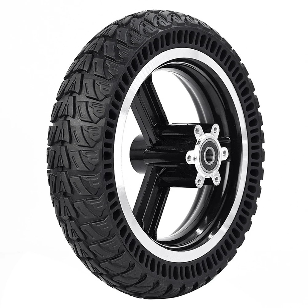 

Solid Tire Rear Wheel Wheel Outdoor Sports Electric Scooter Rubber+steel Solid 9x2.25inch Black Explosion-proof