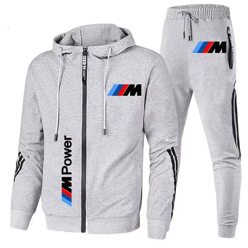 Мужской спортивный костюм BMW M Power Logo Спортивный Мужская осенняя толстовка с