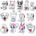 Шармы-подвески для браслета Pandora, из серебра 2022 пробы