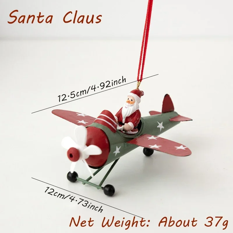 

Железное рождественское украшение Самолетик MOONBIFFY