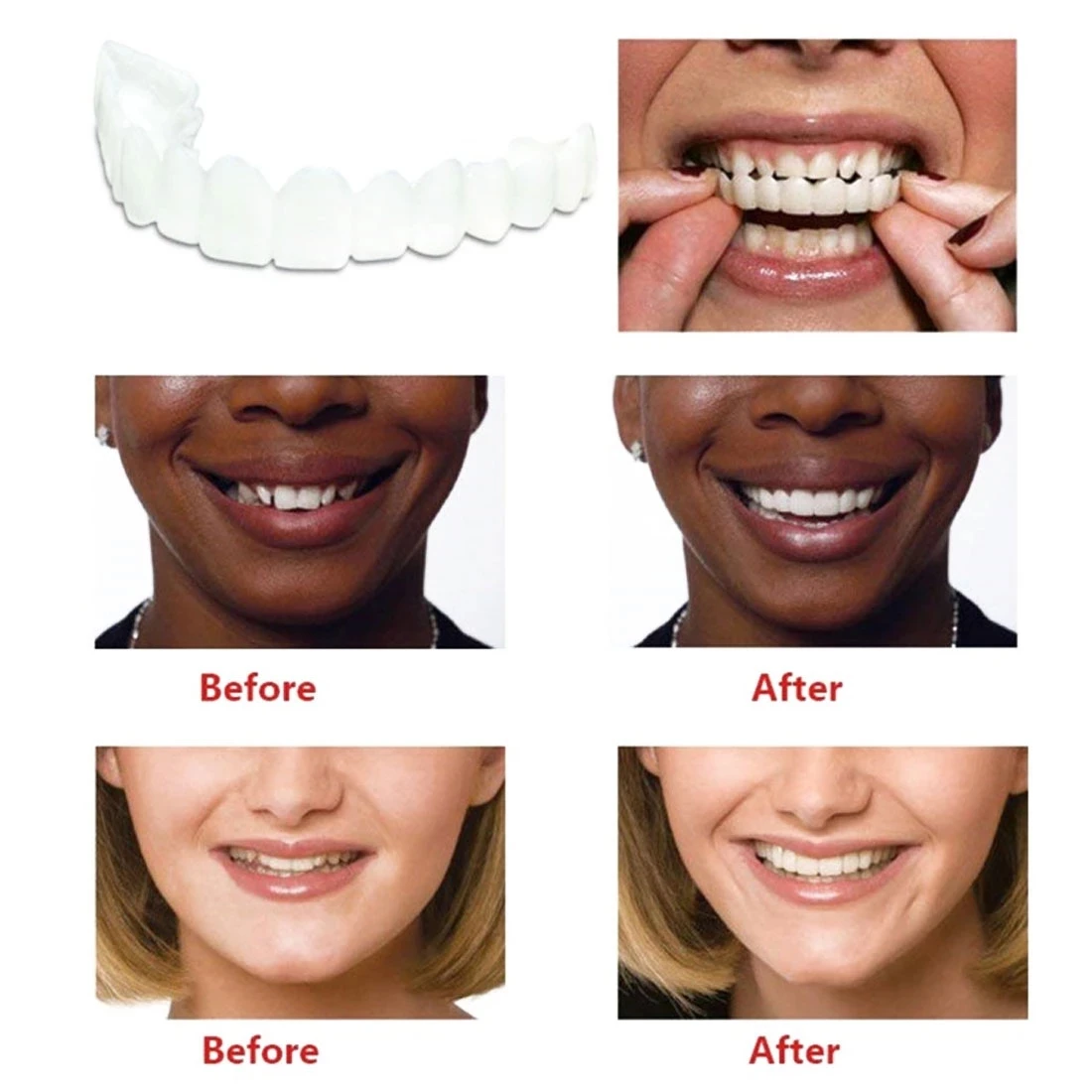 5 шт. силиконовые накладки на зубы для отбеливания зубов |