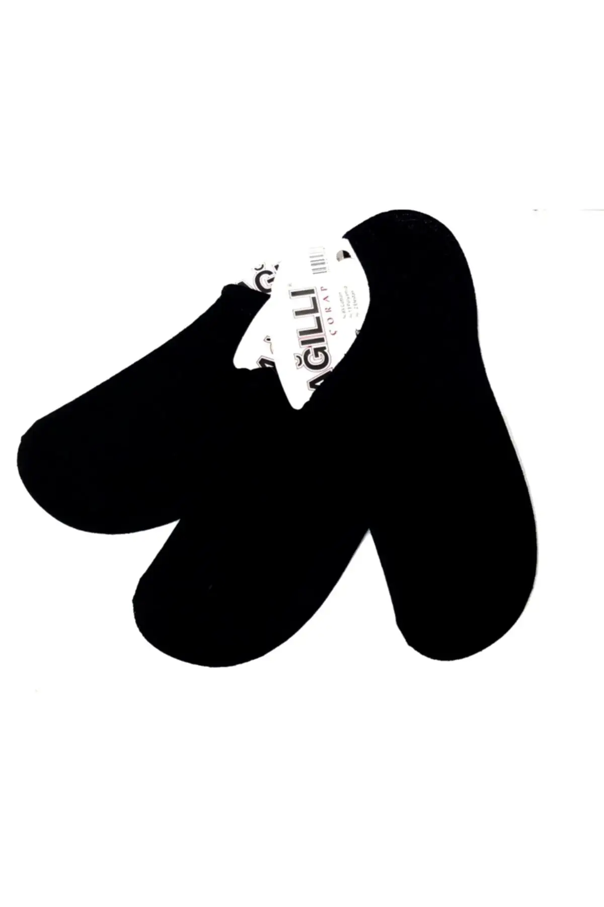

Men's Black Non-Slip Heel Featured Economic stocking Socks