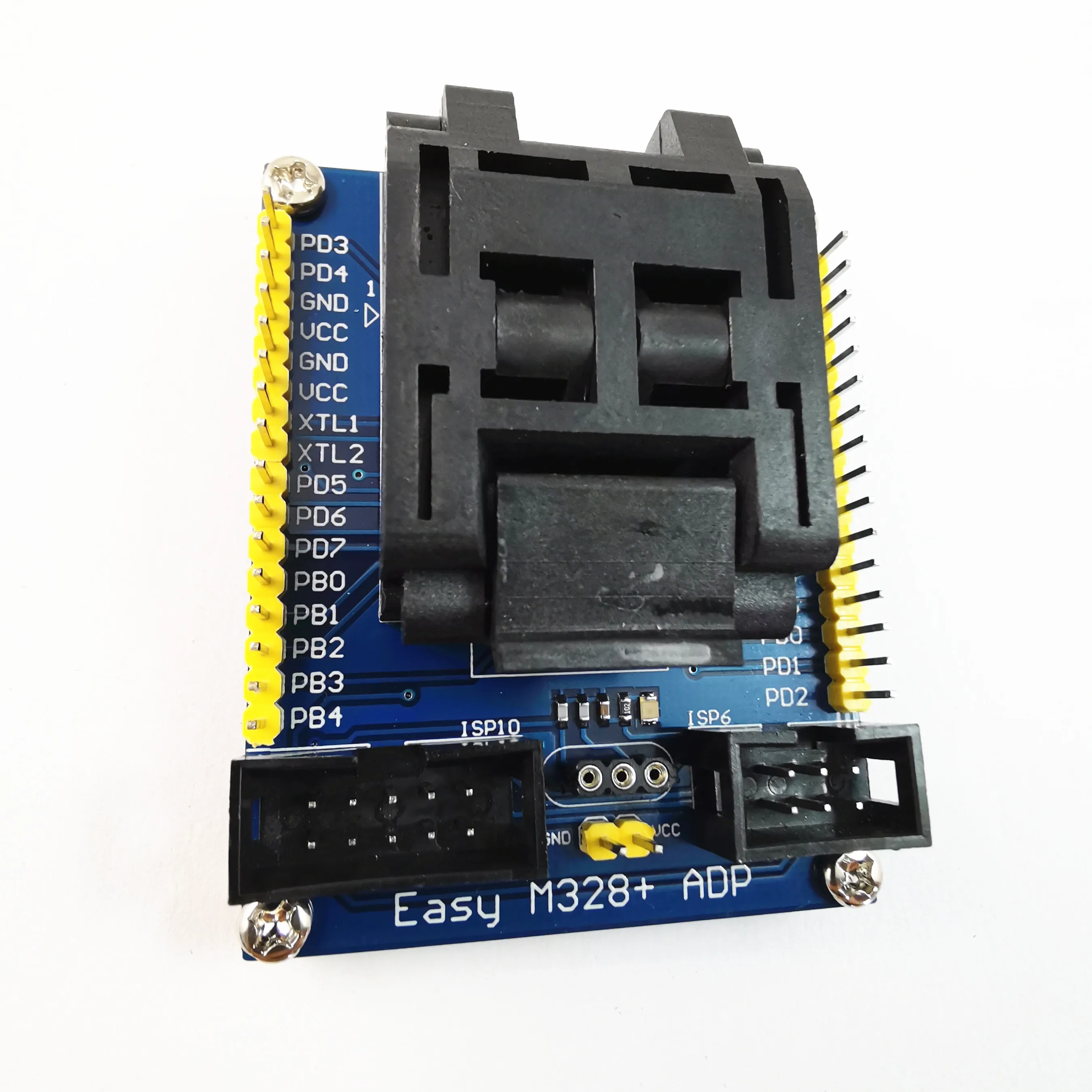 Микросхемы ATMEL AVR Серия ATMega8/48/88/168/328P Адаптер интерфейса LQFP32 к AVRISP 10P/6P — простой