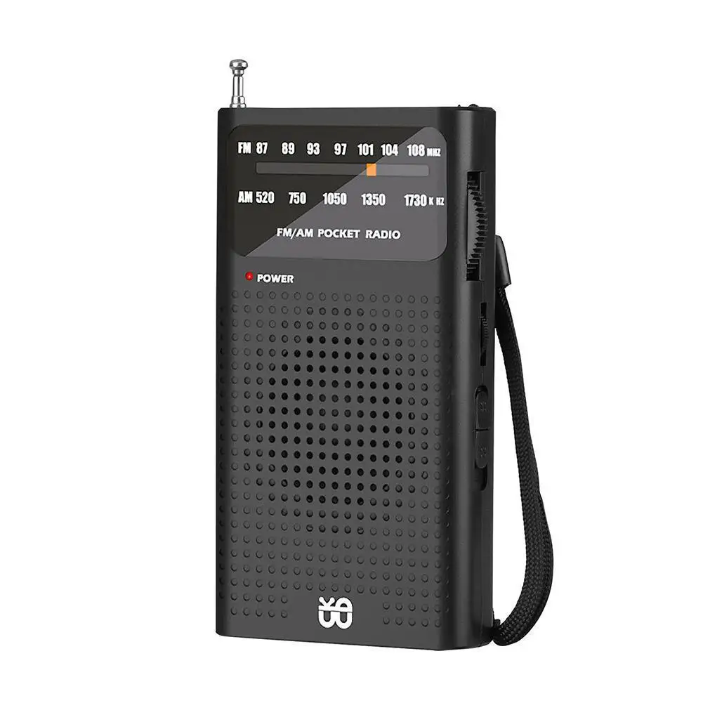 

Portable Mini Radio FM/AM Digital Tuning Radio Receiver FM87-108MHz MP3 Music Player Radios For AA Batteries