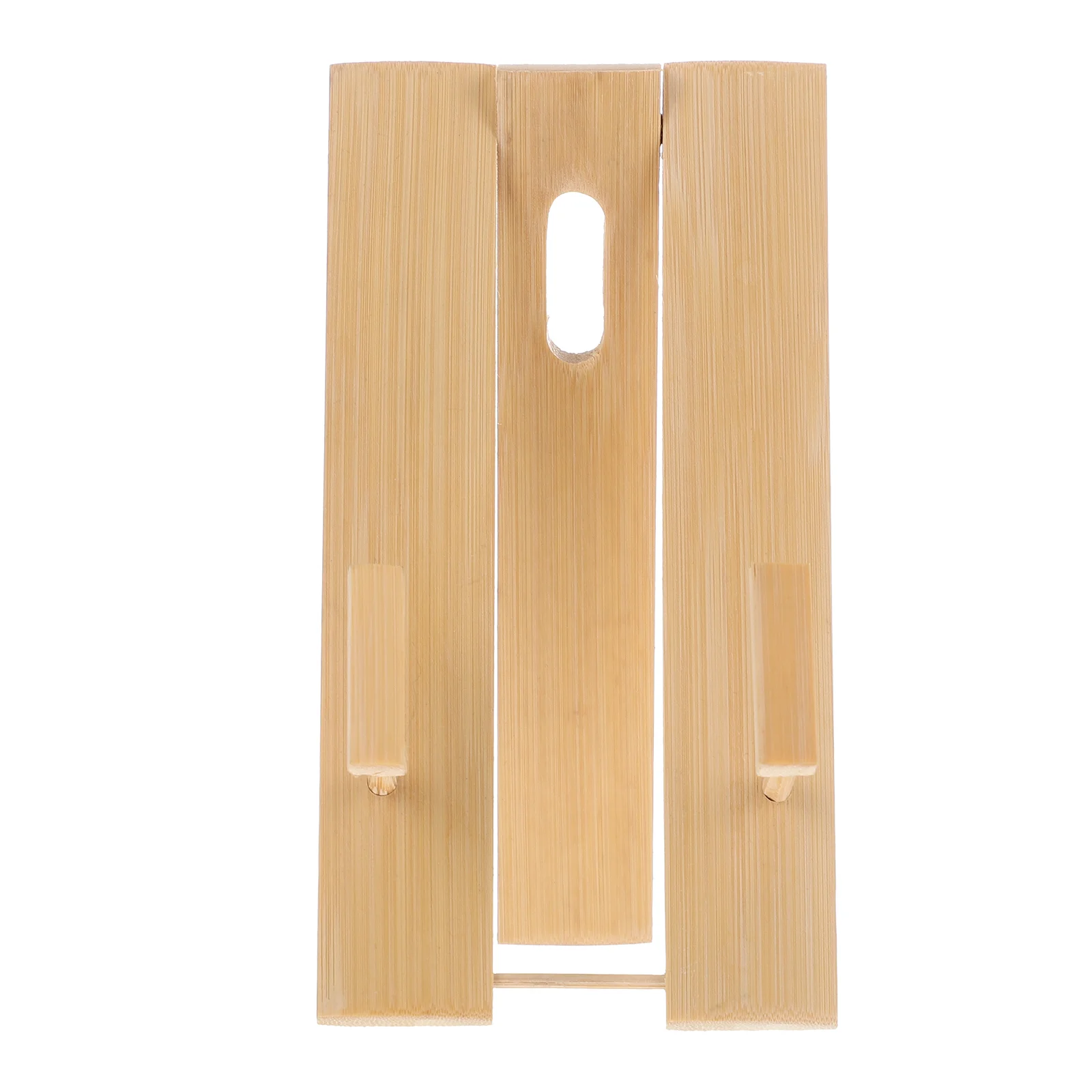 

1pc Wooden Fan Decor Stand Fan Storage Bracket Fan Display Stand for Home Shop