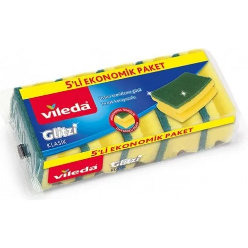 Классическая мочалка Vileda Glitzi 5'li экономипосылка | Дом и сад