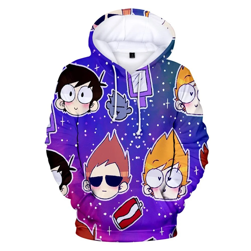 

Anime E-Eddsworld 3D Printed Hoodies Women/Men Fashion Long Sleeve Hooded Sweatshirt Hot Sale Casual Streetwear Clothes