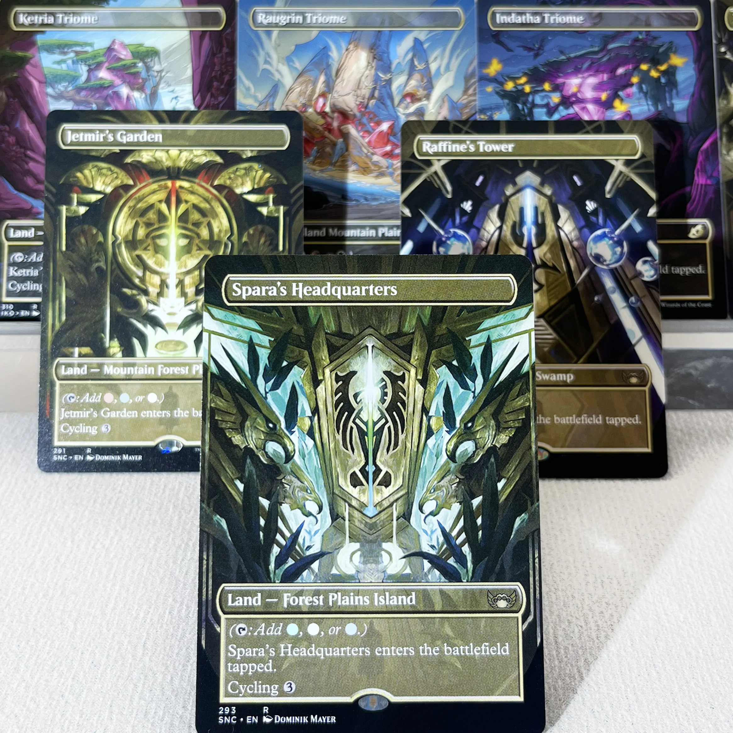 Фото SNC IKO MH2 MH3 HOLO16-02 Прокси-карты TCG Сад Джетмира Сухая Меса Триада Загота Загрязнённая кровью грязь №1