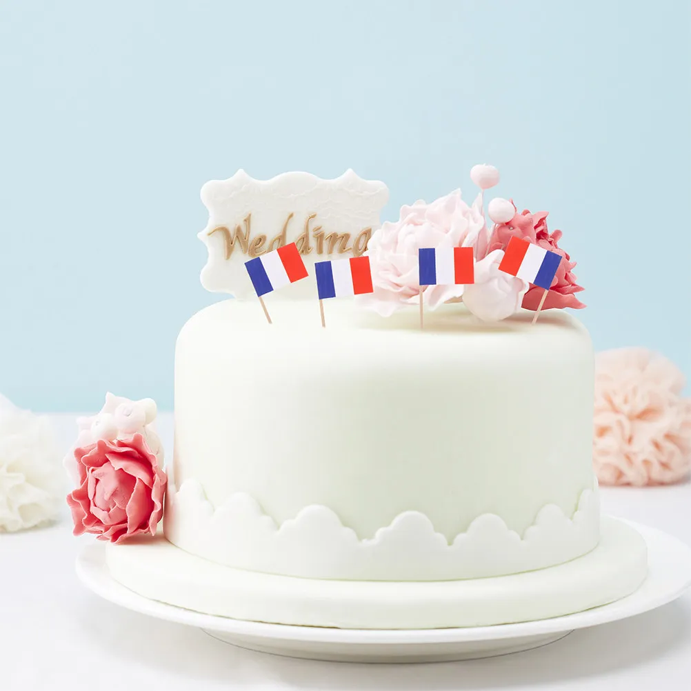 Фото 200 шт. Декоративные флажки-шпажки для торта, украшения для десертов, топперы для кексов, флаги стран мира, пики для еды, фруктов, сэндвичей, для вечеринок №2