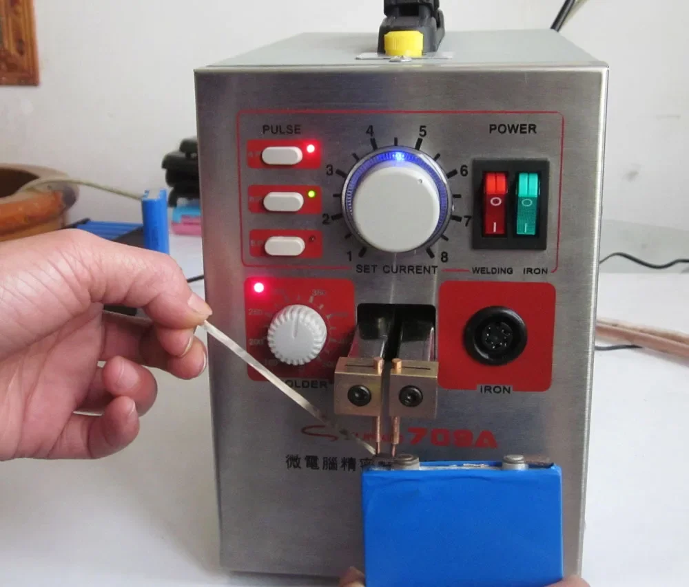 1 шт. 5 кВт S709A мощный аппарат для точечной сварки паяльная станция с аккумулятором