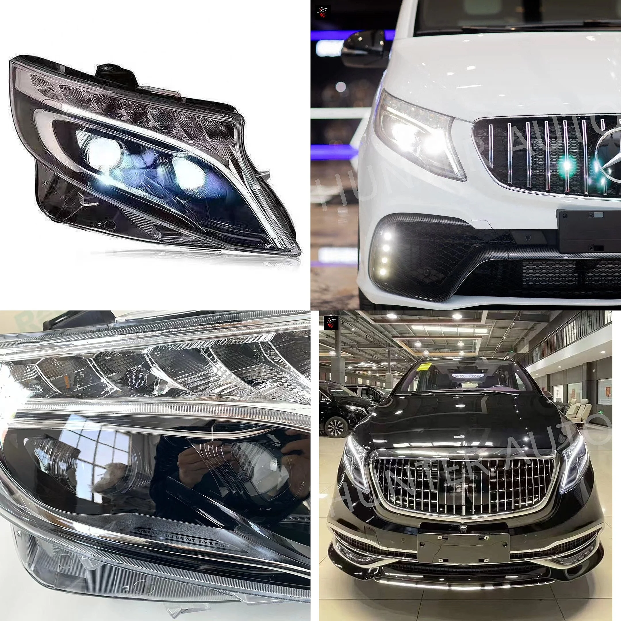 Фото Светодиодные фары в стиле V-класса для Mercedes Vito Metris V260 W447 №1