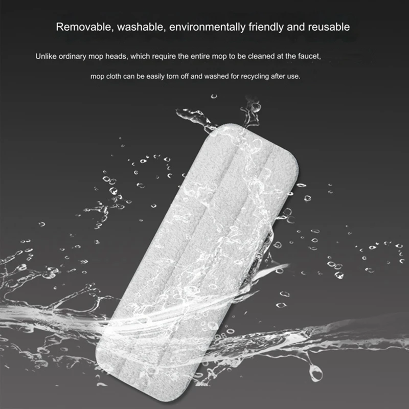 Насадки для швабры Xiaomi Mijia Deerma TB500 тряпка с распылителем воды вращение на 360