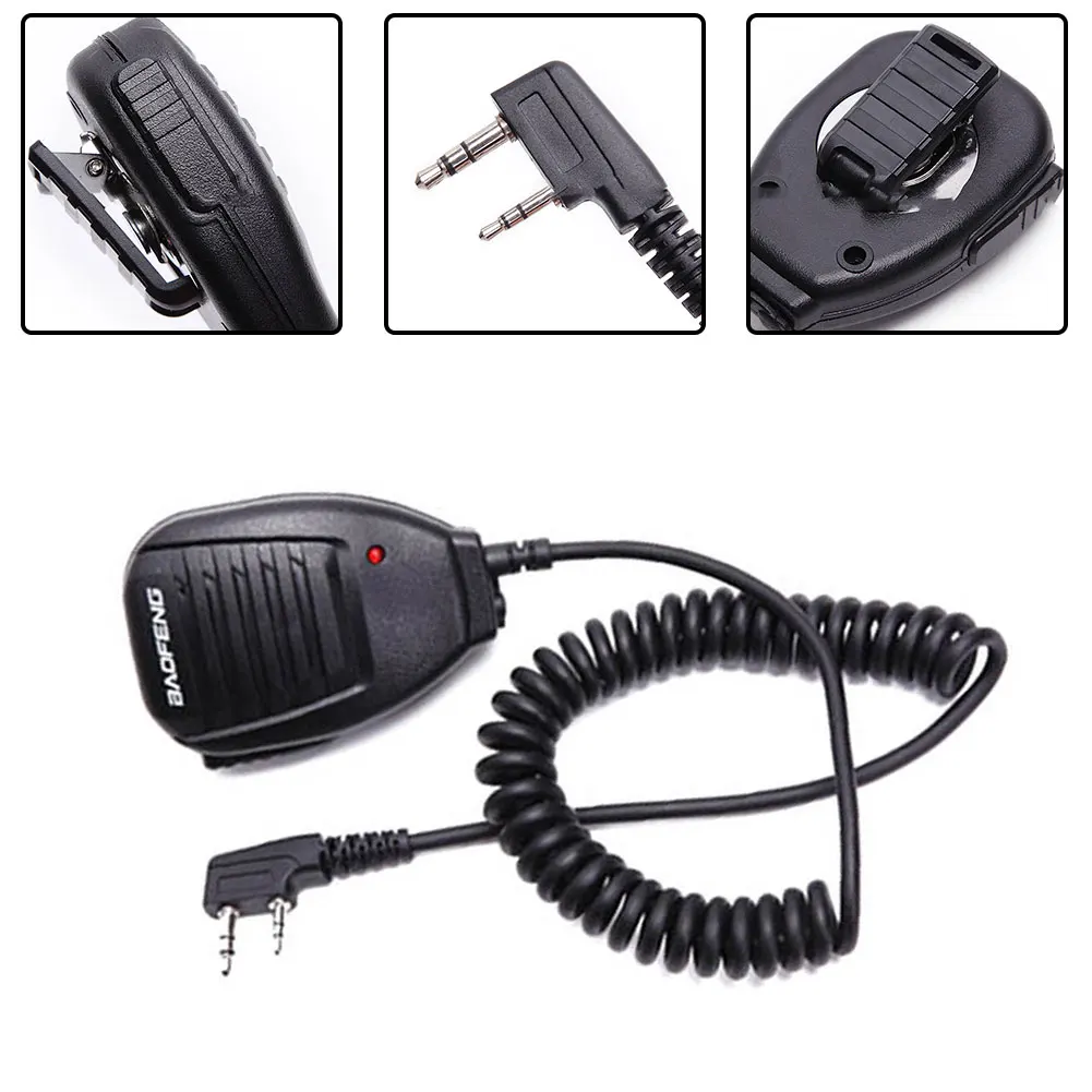 

1PCS Handheld Speaker Mic Microphone For Baofeng UV-5R BF-888S Radio Walkie-talkie High Impact Strength