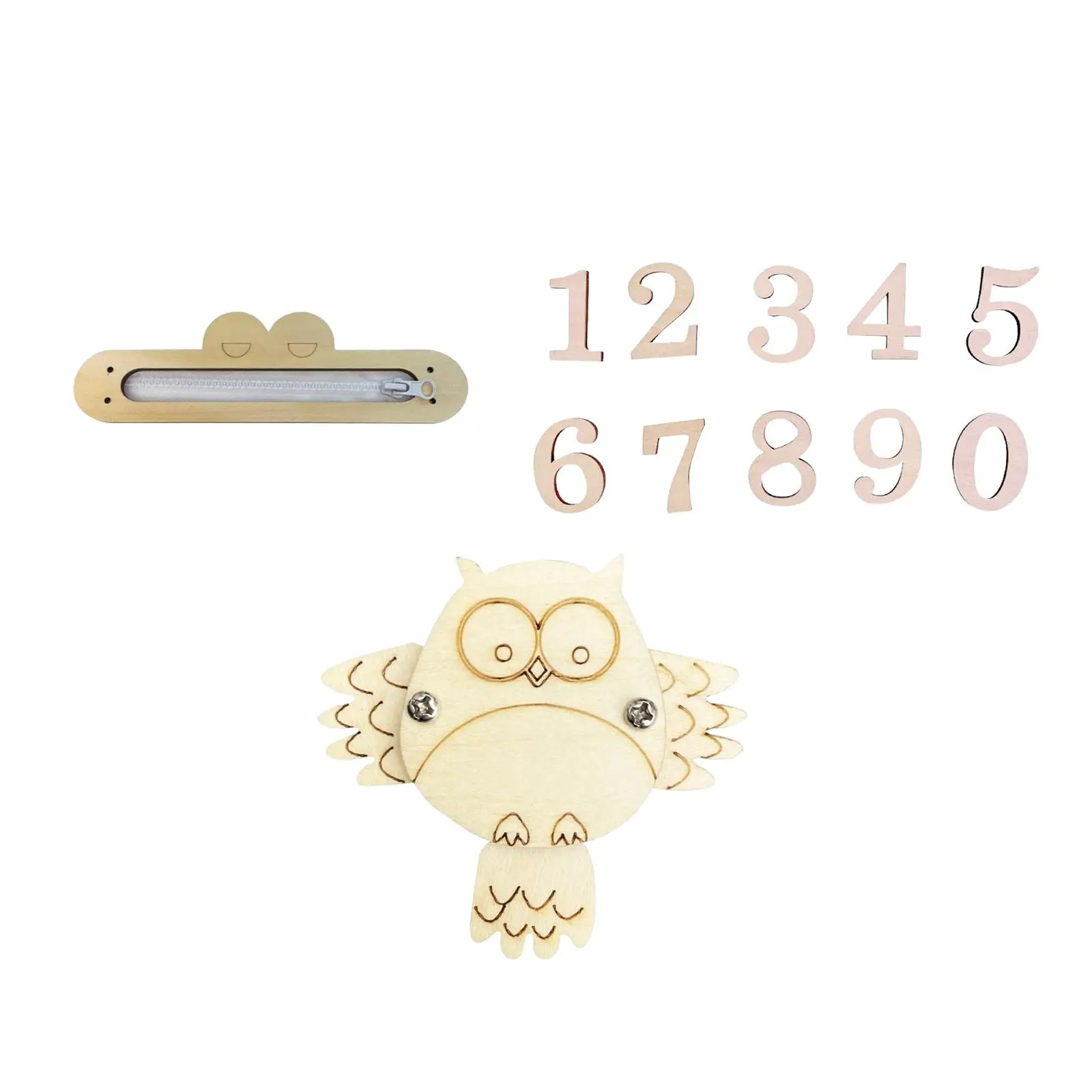 

Montessori Toddlers Busy Board DIY Accessories Puzzle Early Educational Toys