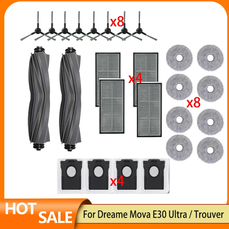 

Щетки для Dreame L10s Ultra Gen 2 / L10s Pro Ultra Heat / X30 Ultra / L30s Ultra