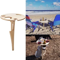 outdoor wine table portable picnic table camping lawn grassy glades wine glass rack collapsible table party wine holders support