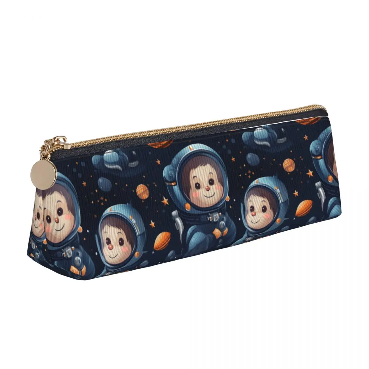 Case Jupiter Moon Fun Stationery Large Capacity Pencil Box Boy Girl Fashion Leather Pen Bags