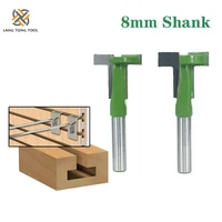 lang tong tool 8mm shank t slot router bit milling straight edge slotting milling cutter cutting handle for wood woodwork lt075