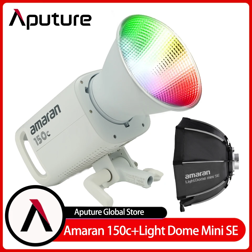 

Aputure Amaran 150c RGB Full-color Video Light with Softbox Light Dome Mini SE 150W 2500-7500K Bowens Mount Photography Light