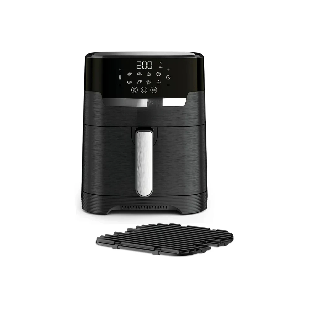 

& Grill XL 2-in-1 Air Fryer Combo, 4.4 quart