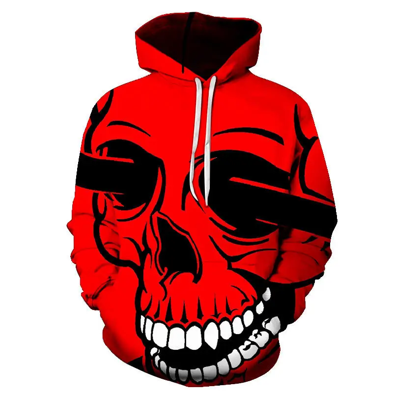

Red Skull 3D Printed Hoodie Man Winter Comfortable Long Sleeve Hip Hop O Neck Oversized Sweatshirts Hot Top Quality Streetwear