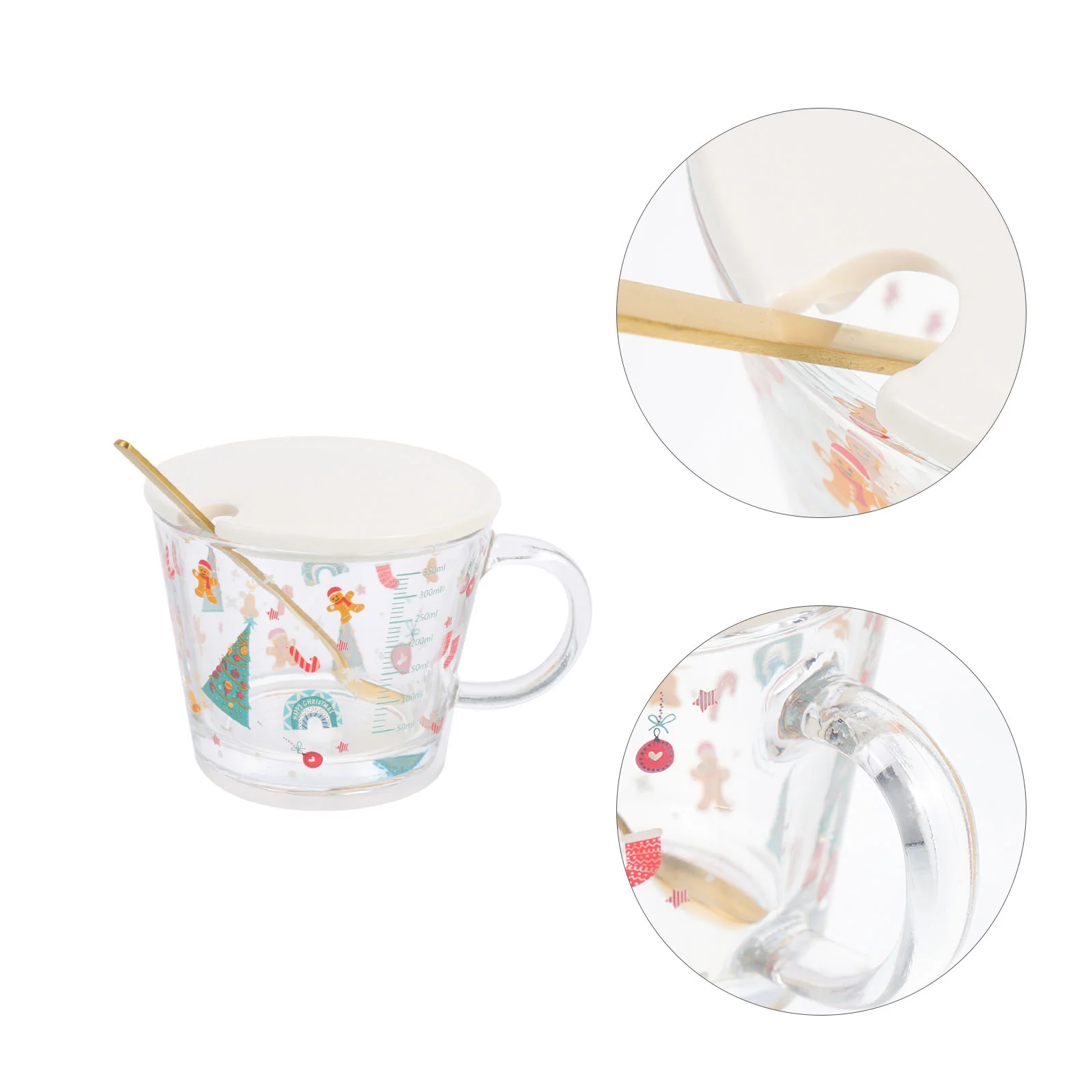 

Cup Christmas Glass Cups Water Giftsmeasuring Mugsmugdrinking Hot Espressoglasses New Birthday Dayvalentine Container Coffee