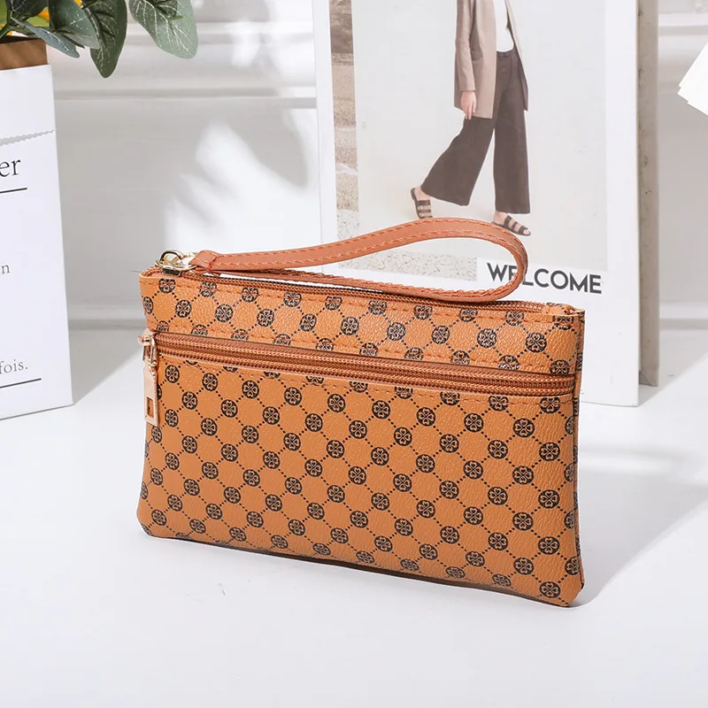 Women's Brand Clutch Purse Ladies Long Leather Money Wallet for Women's Clutch Bag Slim Luxury Wallet Card Holder Uneven Wallets