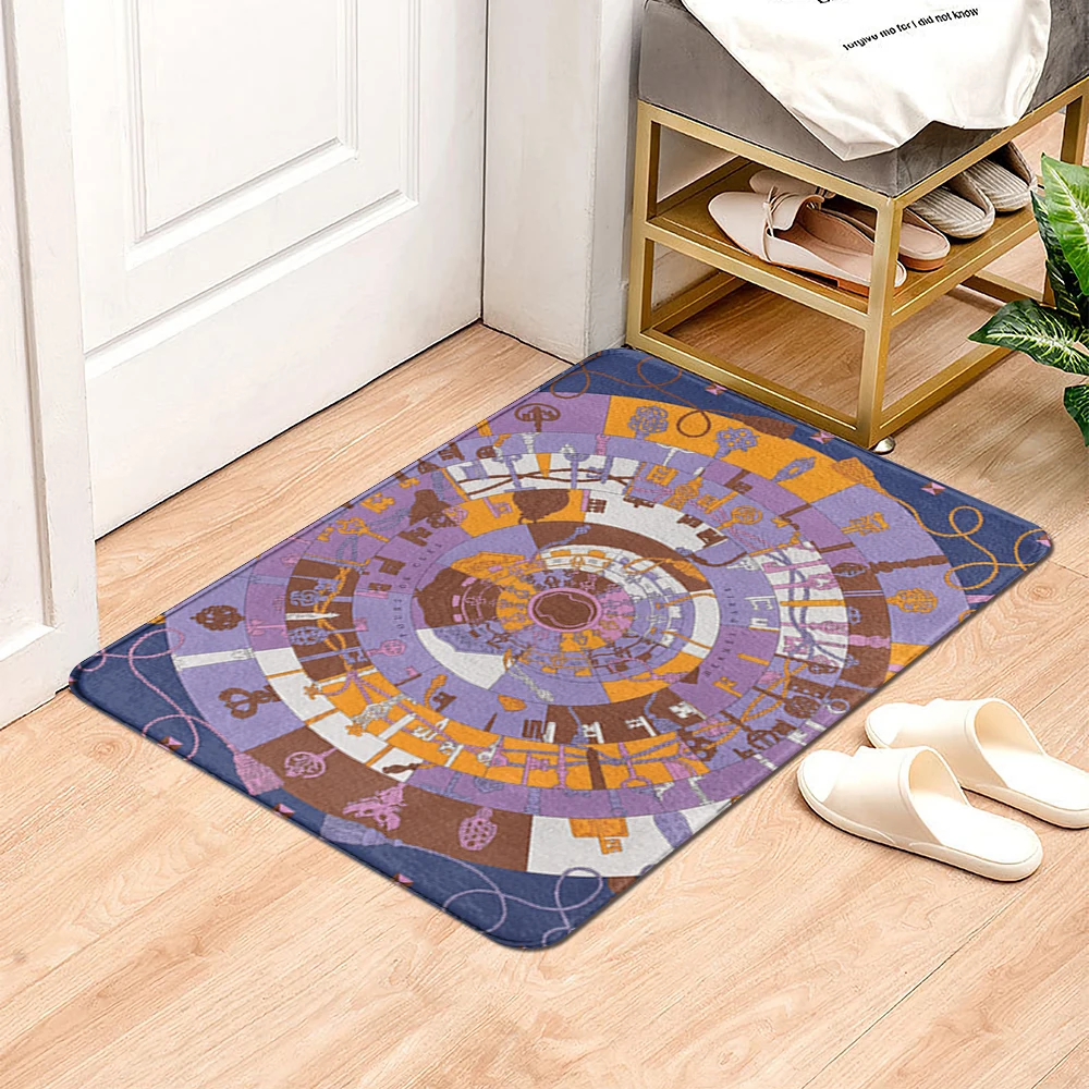 

Коврик для ванной комнаты, маленький коврик для душа, декоративный Впитывающий Коврик для ног, коврик для входной двери, кухонный коврик, ко...