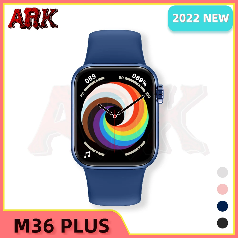 

Смарт-часы ARK M36 Plus мужские и женские, оригинальные Смарт-часы с HD экраном, Bluetooth, звонки HD для Samsung PK HW22 HW22PRO T500